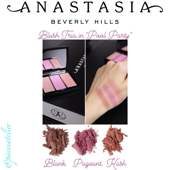 Anastasia Beverly Hills Pool Party Blush Trio, Full Size - Picture 9 of 13